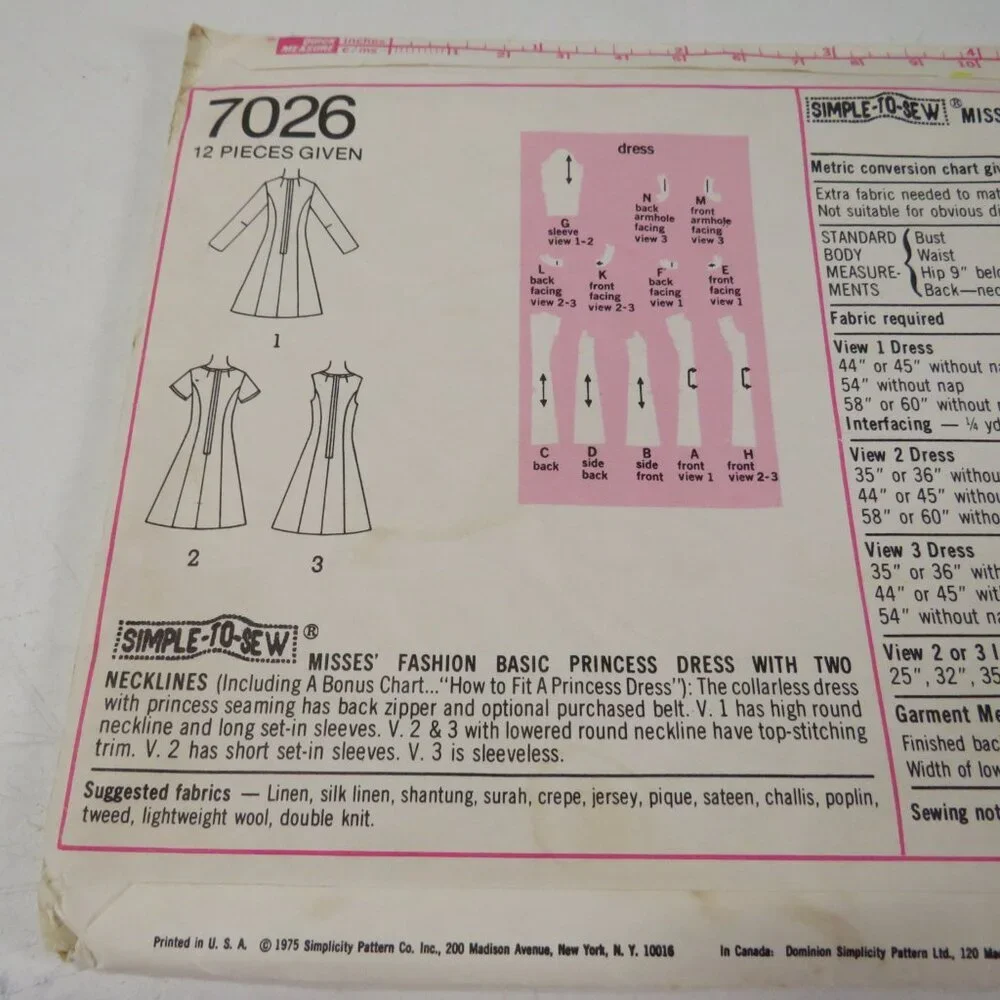 Simplicity 7026 clothing